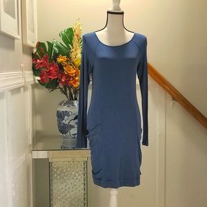 BCBG Blue long sleeve dress 👗